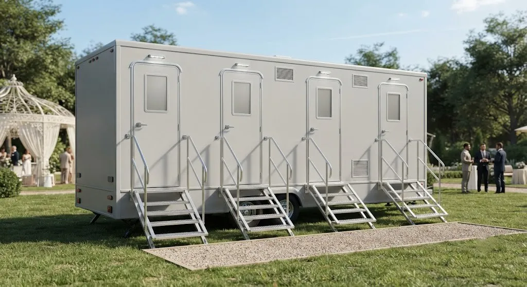 4 Stall Restroom Trailer in Portsmouth Heights, VA
